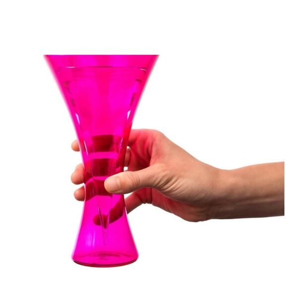 NIP Barbie x Dragon Glass pink 8 oz cocktail glasses new in box never used GIFT! - Picture 7 of 7